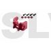 313101 Upgraded Integrated Engine mount bracket upgrade Red anodized